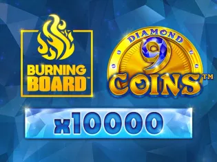 9 Coins™ Diamond Burning Board™ game cover